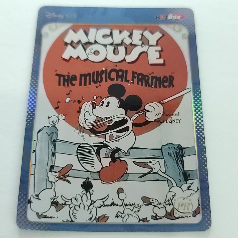 Musical Farmer KAKAWOW Disney 100 Hot Box Mickey Mouse Poster PR Holo HDM-HB-44